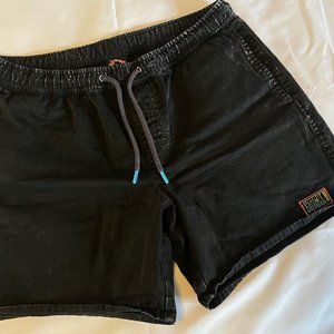 Gotcha Shorts | Gotcha Brand Surfer Shorts - No Liner, Washed Black Soft Denim